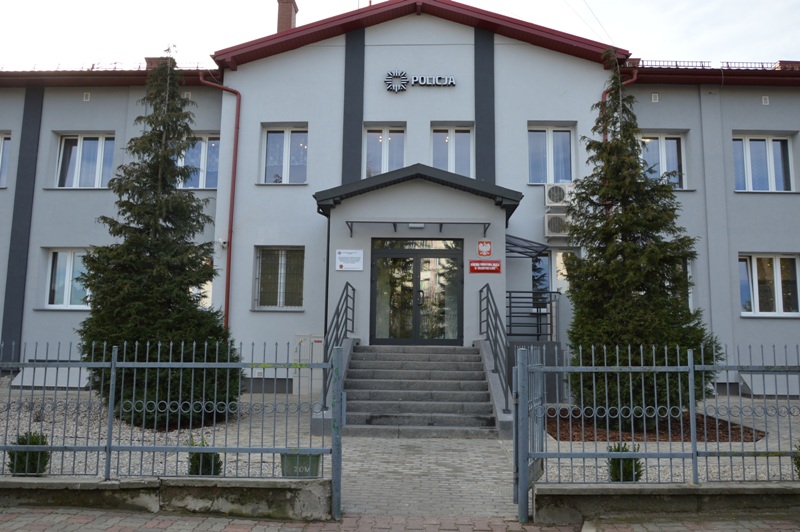 Budynek Komendy Powiatowej Policji w Krasnymstawie