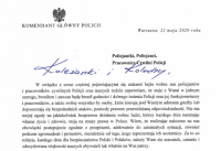 list Komendanta Głównego do policjantów