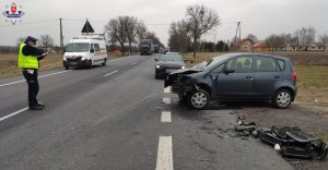 zdarzenie drogowe w miejscowości Zakręcie