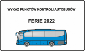 kontrole autokarów plakat