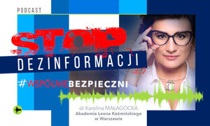 plakat promocyjny akcji stop dezinformacji