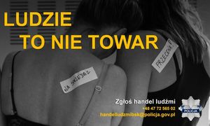 ludzie to nie towar plakat informacyjny