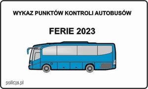 kontrole autokarów plakat akcji