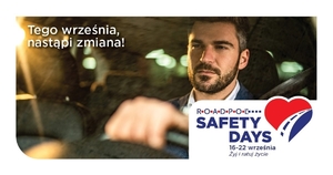 plakat &quot;Roadpol Safety days&quot;