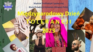 plakat &quot;Międzynarodowy dzień tolerancji&quot;