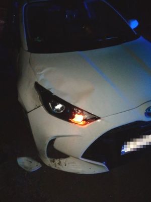 samochód po wypadku