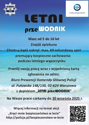 plakat konkurs letni przewodnik
