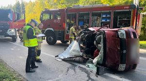 samochód po wypadku