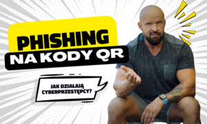 grafika Phishing na kody QR
