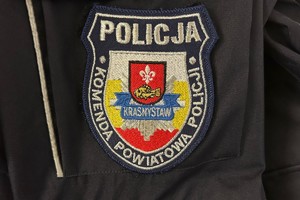 emblemat Komendy Powiatowej Policji w Krasnymstawie