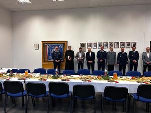 uczestnicy spotkania opłatkowego