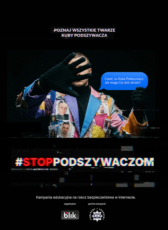 plakat Stop Podszywaczom