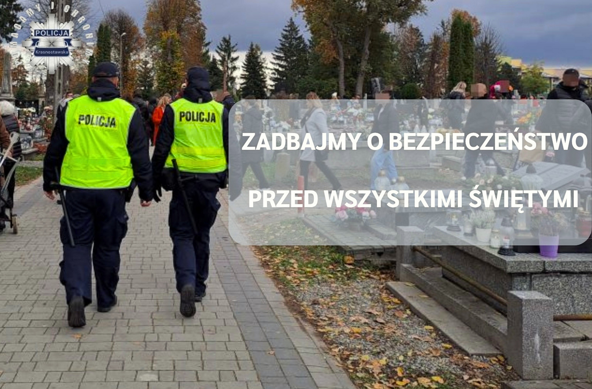 Policja apeluje o bezpieczeństwo przed Wszystkimi Świętymi